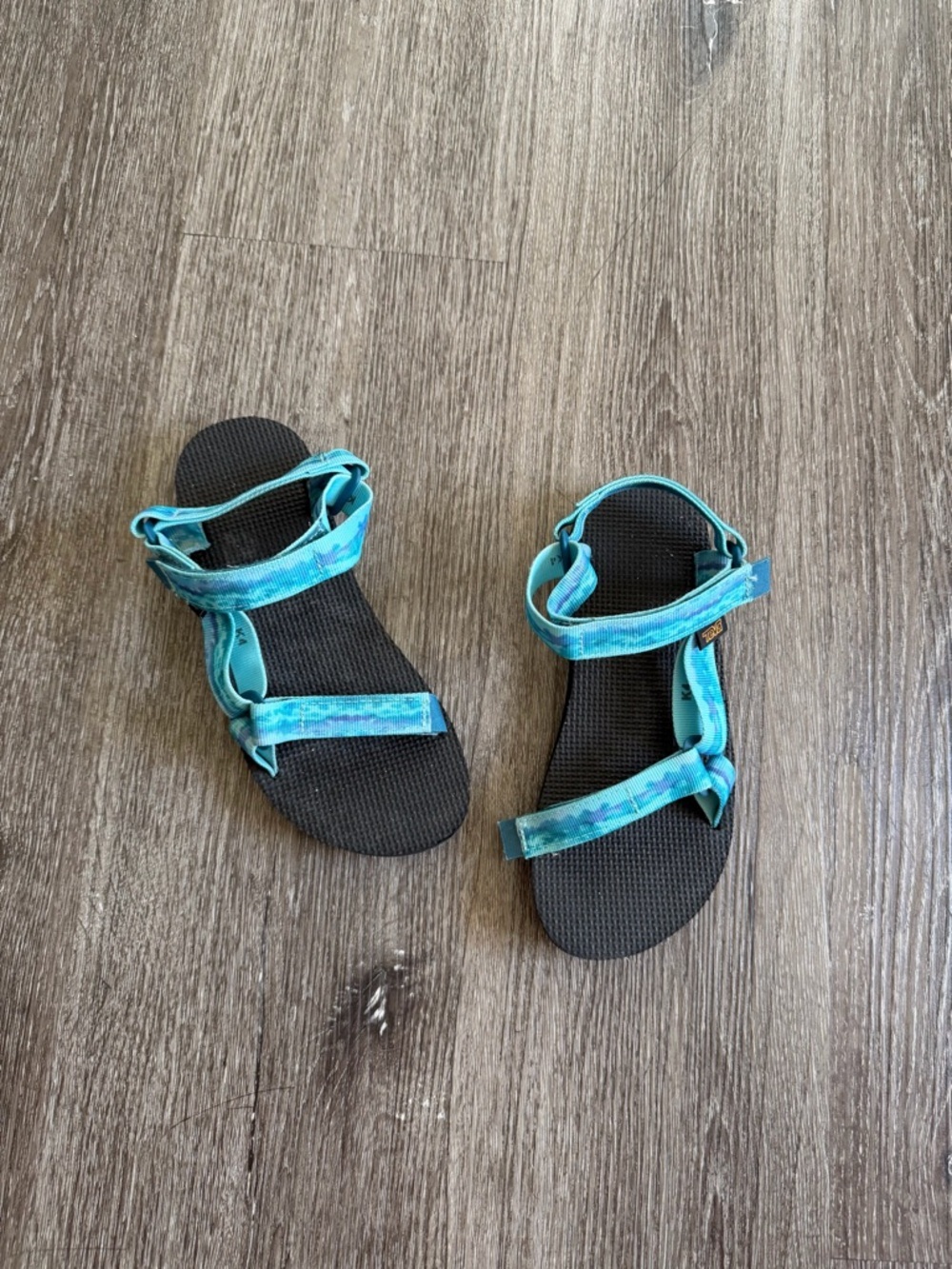 Teva Sandals Green and Black